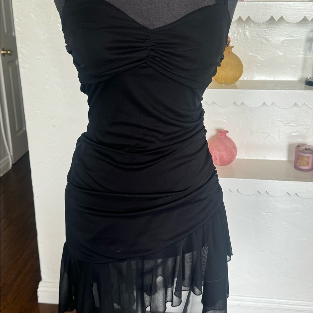 Y2K ruffle dress